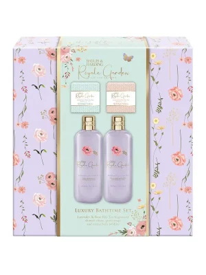 Must-Have Royale Garden - sada s péčí o tělo, 4 kssada pečujících tělových produktů v květinové dárkové krabičce