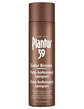 PLANTUR 39 Color Brown fyto-kofeinový šampon proti padání na hnědé vlasy 250ml Nejprodávanější