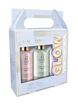 Kup Teď Sweet Orange & Ylang Ylang - sada tělových mlh, 3 kstrio osvěžujících mlh na tělo a vlasy se svěží vůní citrusů, máty, šalvěje a květin, 3 × 100 ml
