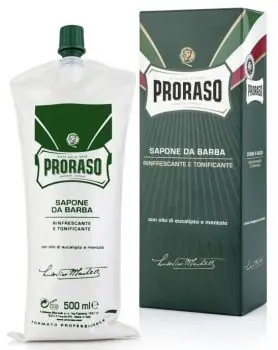 Zlevněný PRORASO Eucalyptus Osvěžující krém na holení - eukalyptus 500ml