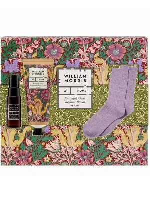 Vrácení Zdarma William Morris Beautiful SleepDárková sada péče o tělo a ponožek, 3 ks