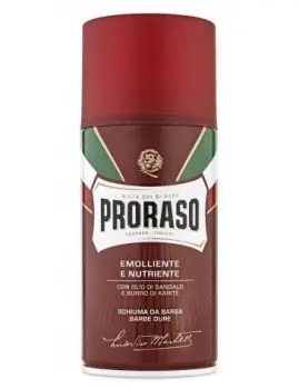 Pouze Dnes PRORASO Sandalwood Vyživující pěna na holení tvrdých vousů - santalové dřevo 300ml
