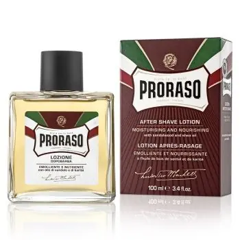 Originální PRORASO Sandalwood Vyživující voda po holení - santalové dřevo 100ml