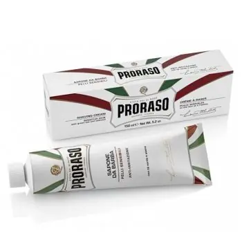 PRORASO Green Tea Vyživující krém na holení pro citlivou pokožku - zelený čaj 150ml Super Cena
