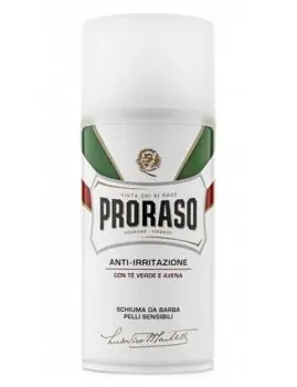 PRORASO Green Tea Pěna na holení pro citlivou pokožku - zelený čaj 300ml Výprodej