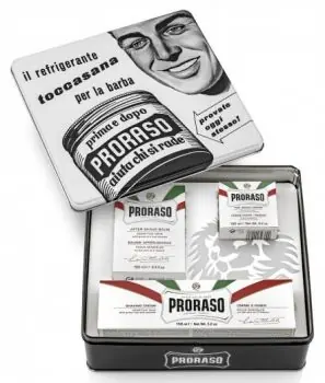 PRORASO Green Tea Klasická dárková sada na holení - pro citlivou pokožku Dokud Zásoby Vydrží