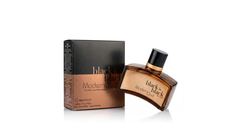 Víkendová Akce Nuparfums Black Is Black Modern Oud EDT 100 ml M