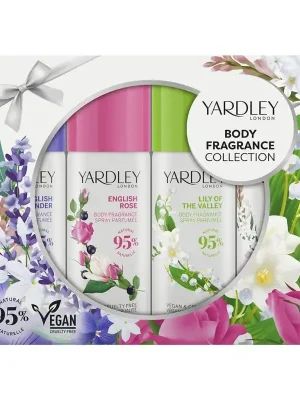 Sada tělových sprejů Modern Classicss vůní levandule, růže, konvalinky a jasmínu, 4 × 50 ml Bezpečná Platba