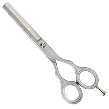 Pouze Dnes KIEPE Professional Luxury Premium 2472 5,5´ Silver - efilační nůžky na vlasy 14,5cm - stříbrné