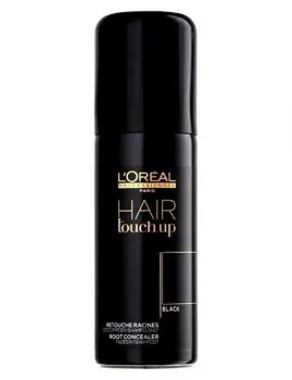Hit Sezóny LOREAL Professionnel Hair Touch Up Black 75ml - sprej pro krytí šedin a odrostů - černý