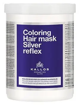 KALLOS Cosmetics Silver Reflex Mask 1000ml - stříbrná maska pro blond vlasy Koupit Online