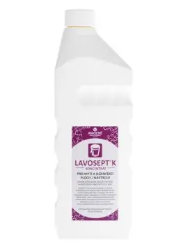 Speciální Cena LAVOSEPT K Podlahy Koncentrát na dezinfekci ploch a nástrojů 500ml - s vůní citronu