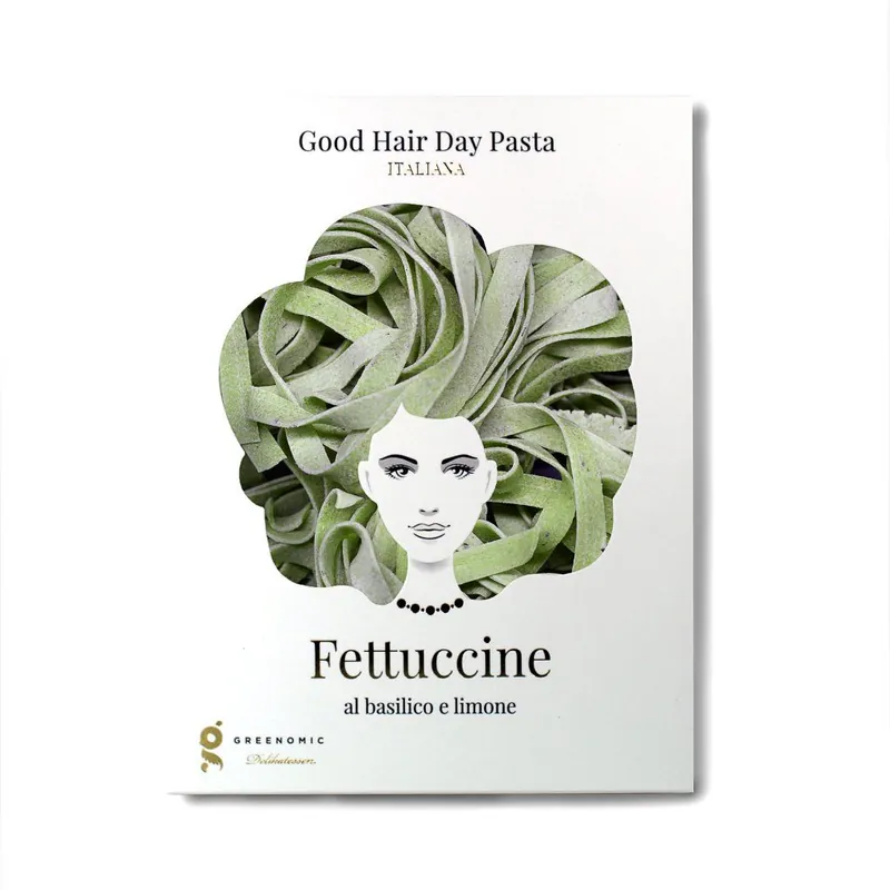 Super Cena Fettuccine al basilico e limoneItalské těstoviny fettuccine s chutí bazalky a citronu, 250 g