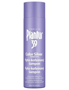 PLANTUR 39 Color Silver Fyto-kofeinový šampon pro stříbrný lesk blond vlasů 250ml Nízká Cena