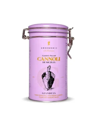 Cenová Bomba Cannoli di Sicilia - GianduiaTrubičky s čokoládou a lískooříškovou pastou, 200 g