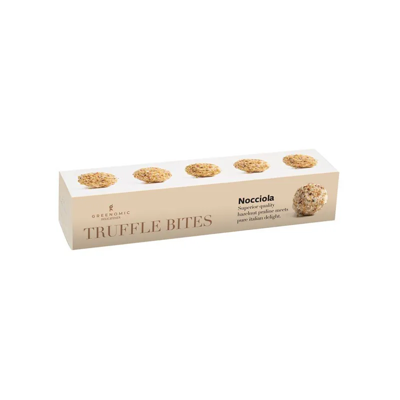 Truffle Bites - NocciolaLanýže s lískovými oříšky, 55 g Objednat Nyní