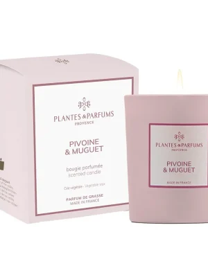 Pivoine & MuguetVonná svíčka v krabičce, 180 g Víkendová Akce