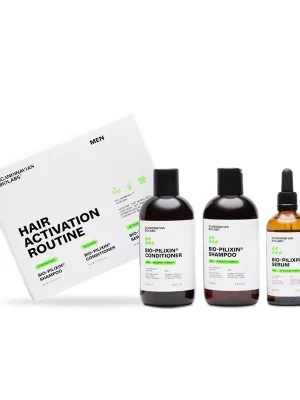Bio-Pilixin® Hair Activation Routine - MenRutina pro posílení a růst vlasů pro muže, 3 × 250 ml Časově Omezené