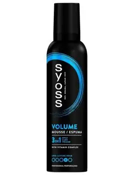 SYOSS Professional VOLUME 3in1 Mousse pěnové tužidlo pro maximální objem vlasů 250ml Aktuální
