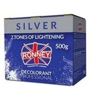 Top Prodej RONNEY Silver Profesionální melírovací prášek 500g - zesvětluje až o 7 odstínů