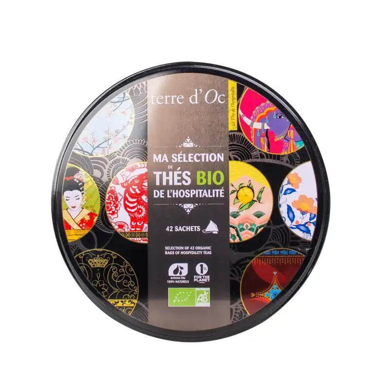 Super Cena Thés BIO de L'HospitalitéKolekce 42 ks BIO čajů