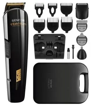 SENCOR SHP 8305BK Men´s Electric Clipper Set - pánský zastřihovač 12 nástavců Horká Nabídka