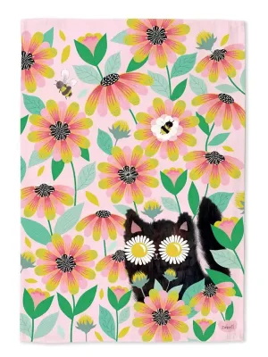 Retro loveDesignová utěrka z organické bavlny, 50 × 70 cm Nejlepší Volba