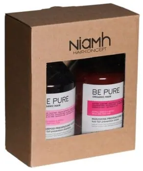 Pouze Dnes NIAMH Be Pure SET Hair Fall Shampoo 500ml + Hair Fall Mask 500ml - péče proti padání vlasů