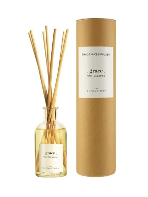 Časově Omezené MINT TEA & BASIL .grace.Vonný difuzér, 100 ml