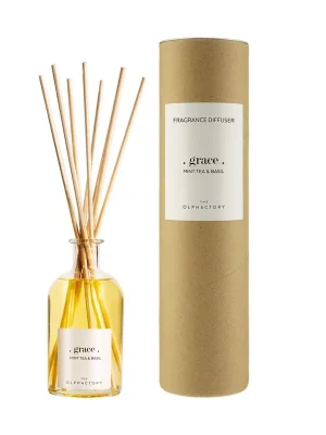 Sezónní Sleva MINT TEA & BASIL .grace.Vonný difuzér, 250 ml