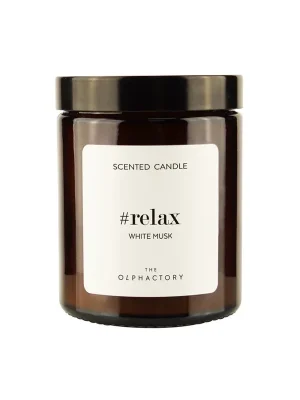 WHITE MUSK #relaxVonná svíčka, 135 g Přímo Od Výrobce