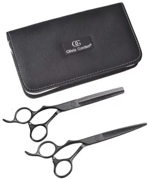 OLIVIA GARDEN SilkCut PRO SHEAR KIT Matt Black LEFT - sada nůžek pro leváky Nejprodávanější
