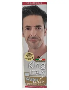 KLÉRAL King Italy Water Color GRAY - šedá barva na vlasy pro muže Akční Cena