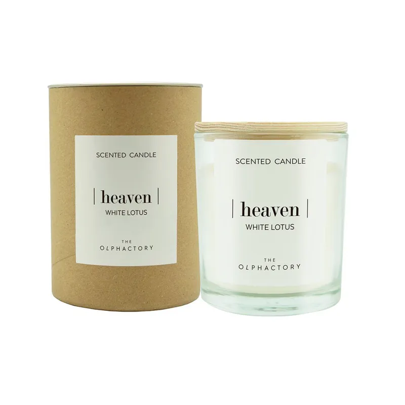 Zlevněný WHITE LOTUS |heaven|Vonná svíčka, 200 g