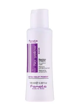 FANOLA No Yellow Mask 100ml - maska pro blond, melírované a šedivé vlasy Přímo Od Výrobce