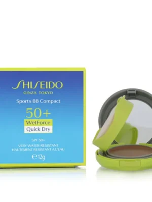 Horká Nabídka Shiseido WetForce Quick Dry Sports BB Compact SPF 50+ 12 g