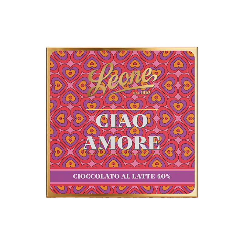 Love - Ciao AmoreTabulka mléčné čokolády 40 % , 70 g Koupit Online