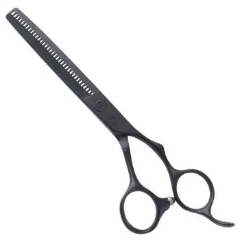 Nová Kolekce OLIVIA GARDEN SilkCut PRO 6'35T Thinner Matt Black - kadeřnické efilační nůžky pro praváky