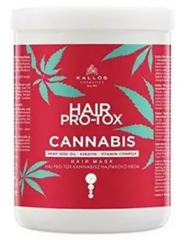 Nakupujte Hned KALLOS Cannabis Pro-Tox Hair Mask 1000ml - maska na poškozené vlasy