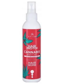 KALLOS Cannabis Pro-Tox Cannabis Hair Bomb 200ml - bezoplachový regenerační kondicionér Cenový Hit