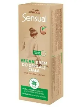JOANNA Sensual Vegan Face Cream 20g - depilační 5 minutový krém na obličej pro citlivou pleť Levný