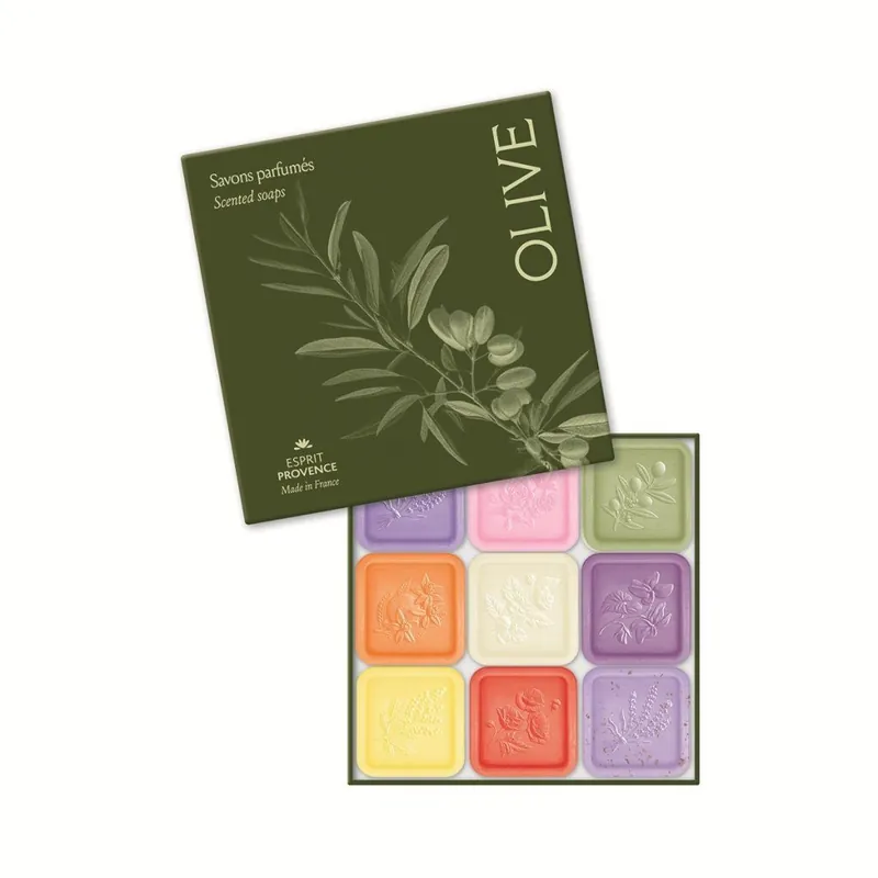 Must-Have OlivaDárková sada mýdel, 9 × 25 g