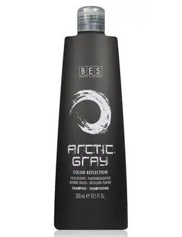 Značkový BES Color Reflection Artic Grey Shampoo 300ml - šampon pro bílé, šedivé a studené blond vlasy