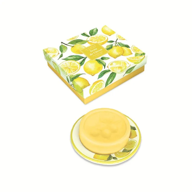 Top Prodej Citronová kůraTuhé mýdlo s mýdlenkou, 100 g