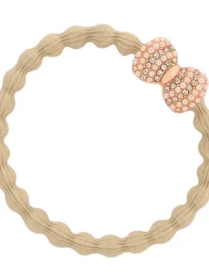 Akce By Eloise London Rose Gold Bling Bow