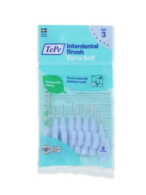 Cenově Výhodný TePe Extra Soft mezizubní kartáčky 3 modré (0,6 mm) 8 ks