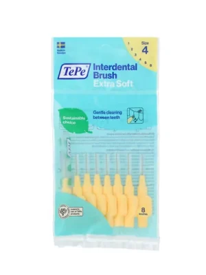 TePe Extra Soft mezizubní kartáčky 4 žluté (0,7 mm) 8 ks Rychlé Dodání