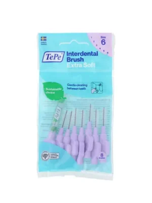 Omezená Nabídka TePe Extra Soft mezizubní kartáčky 6 fialové (1,1 mm) 8 ks