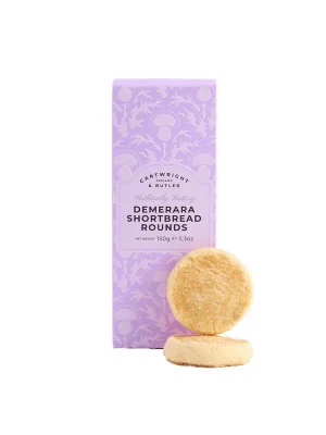 Demerara Shortbread RoundsSušenky s cukrem Demerara, 150 g Časově Omezené
