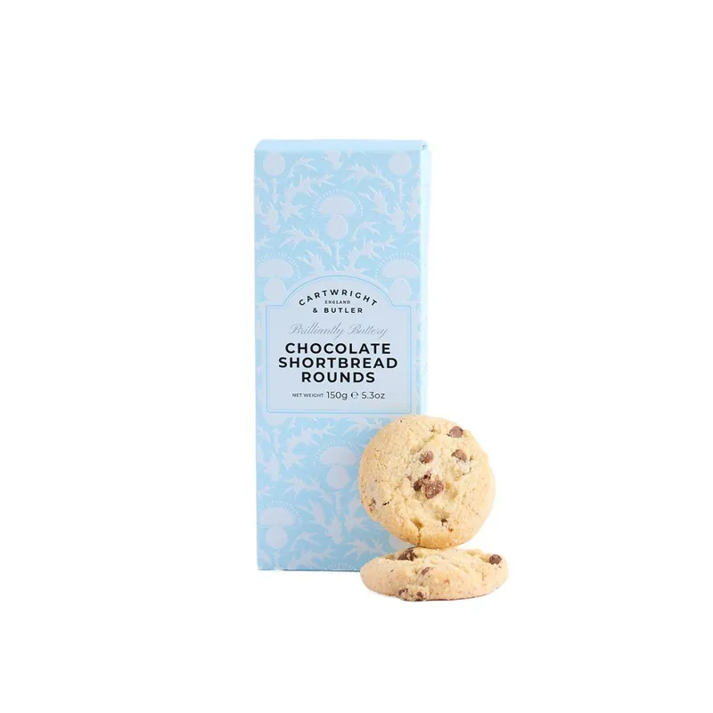 Chocolate Shortbread RoundsČokoládové sušenky, 150 g Výprodej
